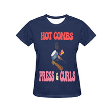 Load image into Gallery viewer, Looking Back All Over Print T-Shirt for Women