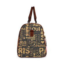 Load image into Gallery viewer, Paris Fashion Girl Waterproof Travel Bag/Large