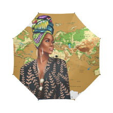 Load image into Gallery viewer, World Traveler Semi-Automatic Foldable Umbrella