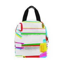 Load image into Gallery viewer, I'm booked Zipper Lunch Bag