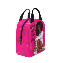 Load image into Gallery viewer, BLACK GIRLS LOVE Mathmatics Zipper Lunch Bag