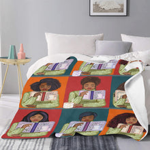 Load image into Gallery viewer, my reading blanket Ultra-Soft Micro Fleece Blanket 50"x60"