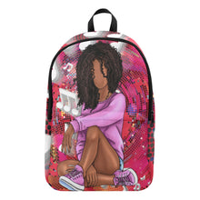 Load image into Gallery viewer, Music is Forever Fabric Backpack