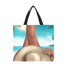 Load image into Gallery viewer, Sun Kissed Canvas Tote Bag (large)