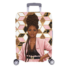 Load image into Gallery viewer, Paris Fashion Girl Luggage Cover/Large 26"-28"