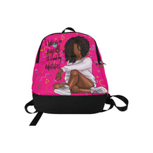 Load image into Gallery viewer, BLACK GIRLS LOVE Mathmatics Fabric Backpack