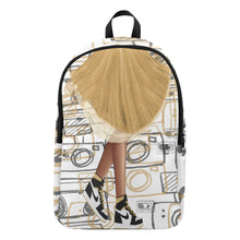 Load image into Gallery viewer, Glam & Sneakers Fabric Backpack