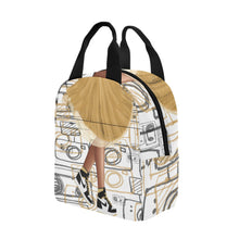 Load image into Gallery viewer, Glam and Sneakers Zipper Lunch Bag