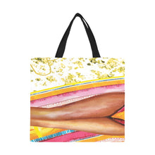 Load image into Gallery viewer, Lazy Day At The Beach Canvas Tote Bag