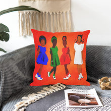 Load image into Gallery viewer, Sunday Morning Linen Zippered Pillowcase 18"x18"(Two Sides-yellow)