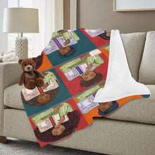 Load image into Gallery viewer, my reading blanket Ultra-Soft Micro Fleece Blanket 50"x60"
