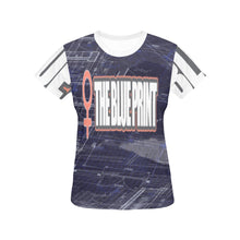 Load image into Gallery viewer, THE BLUE PRINT All Over Print T-Shirt for Women