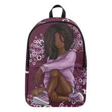 Load image into Gallery viewer, Black Girls Love Science Fabric Backpack