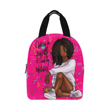 Load image into Gallery viewer, BLACK GIRLS LOVE Mathmatics Zipper Lunch Bag