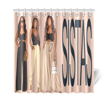 Load image into Gallery viewer, Sistas Shower Curtain 69"x70"