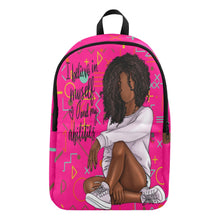 Load image into Gallery viewer, BLACK GIRLS LOVE Mathmatics Fabric Backpack