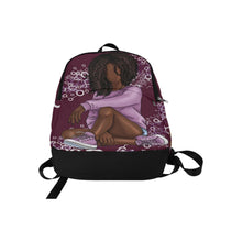 Load image into Gallery viewer, Black Girls Love Science Fabric Backpack