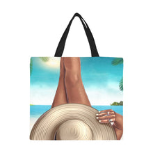Load image into Gallery viewer, Sun Kissed Canvas Tote Bag (large)