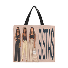 Load image into Gallery viewer, Sistas Canvas Tote Bag/Large