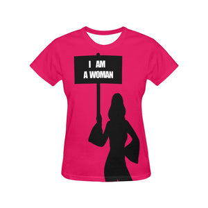 I AM WOMAN All Over Print T-Shirt for Women