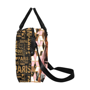 Paris Fashion Girl Large Capacity Duffle Bag