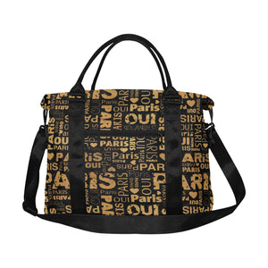 Paris Fashion Girl Large Capacity Duffle Bag