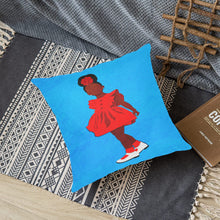 Load image into Gallery viewer, Sunday Morning Linen Zippered Pillowcase 18&quot;x18&quot;(Two Sides-blue)
