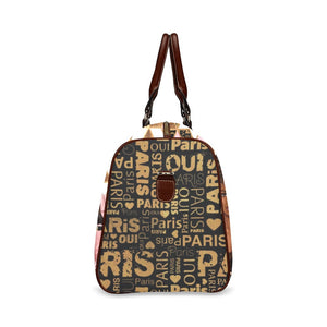Paris Fashion Girl Waterproof Travel Bag/Large