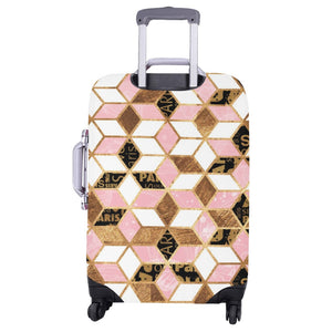 Paris Fashion Girl Luggage Cover/Large 26"-28"