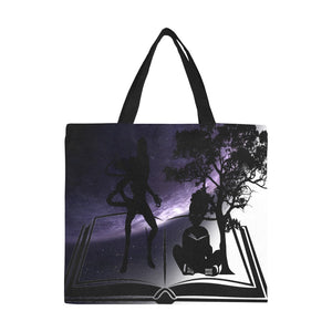 BLACK GIRLS LOVE SCI-FI All Over Print Canvas Tote Bag/Large