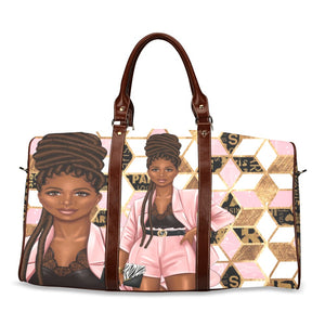 Paris Fashion Girl Waterproof Travel Bag/Large
