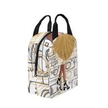 Load image into Gallery viewer, Glam and Sneakers Zipper Lunch Bag
