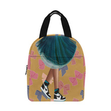 Load image into Gallery viewer, Hair Bows &amp; High Tops Zipper Lunch Bag
