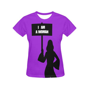 I AM A WOMAN All Over Print T-Shirt for Women