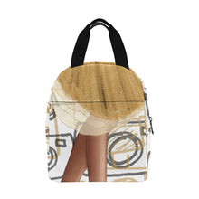 Load image into Gallery viewer, Glam and Sneakers Zipper Lunch Bag
