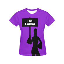 Load image into Gallery viewer, I AM WOMAN  All Over Print T-Shirt for Women

