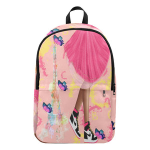 High Fashion and High Tops Fabric Backpack