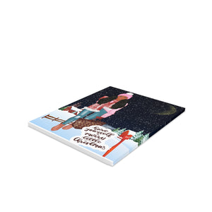 Shopping Run Greeting cards