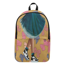 Load image into Gallery viewer, Hair Bows &amp; High Tops Fabric Backpack
