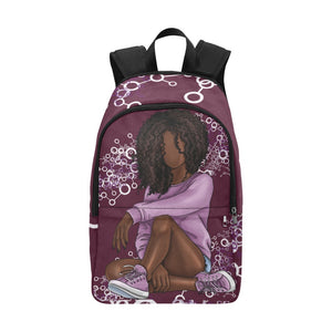Black Girls Love Science Fabric Backpack