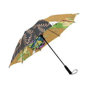 World Traveler Semi-Automatic Foldable Umbrella