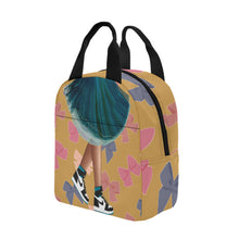 Load image into Gallery viewer, Hair Bows &amp; High Tops Zipper Lunch Bag
