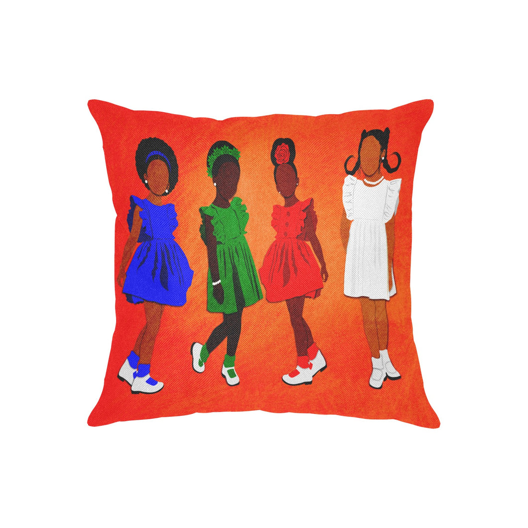 Sunday Morning Linen Zippered Pillowcase 18