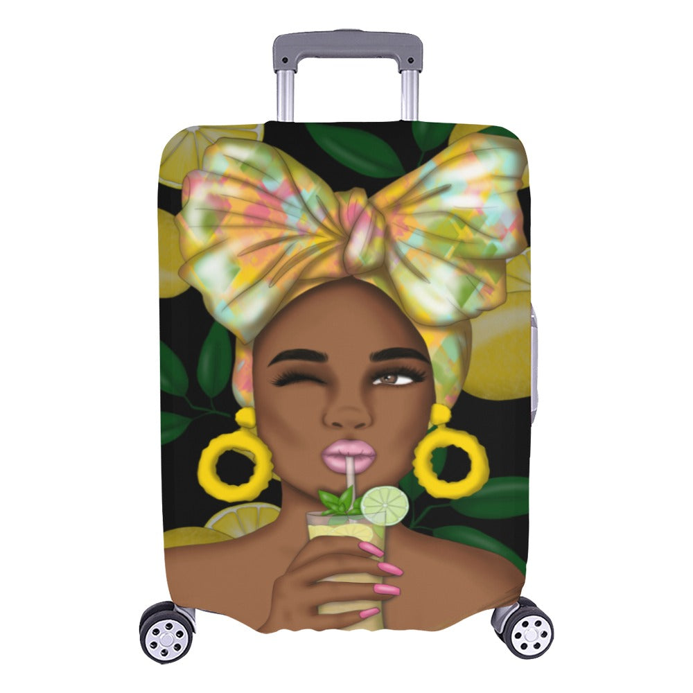Summer Time Vibes Luggage Cover/Large 26
