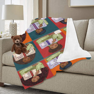 my reading blanket Ultra-Soft Micro Fleece Blanket 50"x60"