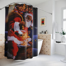Load image into Gallery viewer, Up on the  Roof Top Shower Curtain
