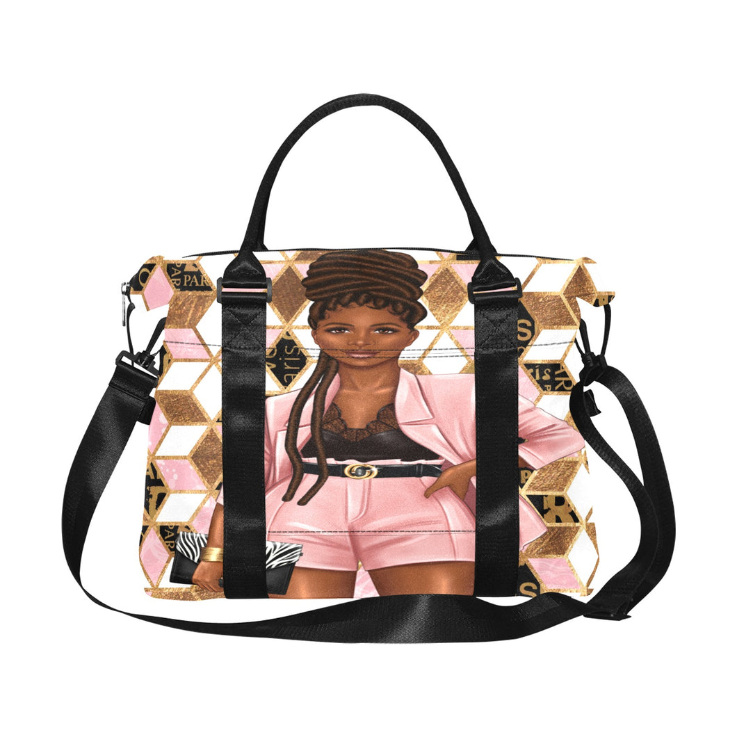 Paris Fashion Girl Large Capacity Duffle Bag