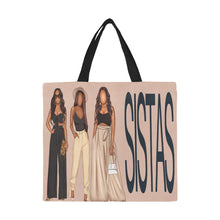 Load image into Gallery viewer, Sistas Canvas Tote Bag/Large
