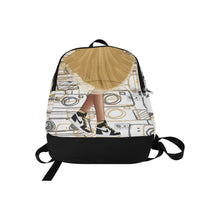 Load image into Gallery viewer, Glam &amp; Sneakers Fabric Backpack
