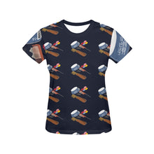 Load image into Gallery viewer, The Night Before Easter Sunday All Over Print T-Shirt for Women
